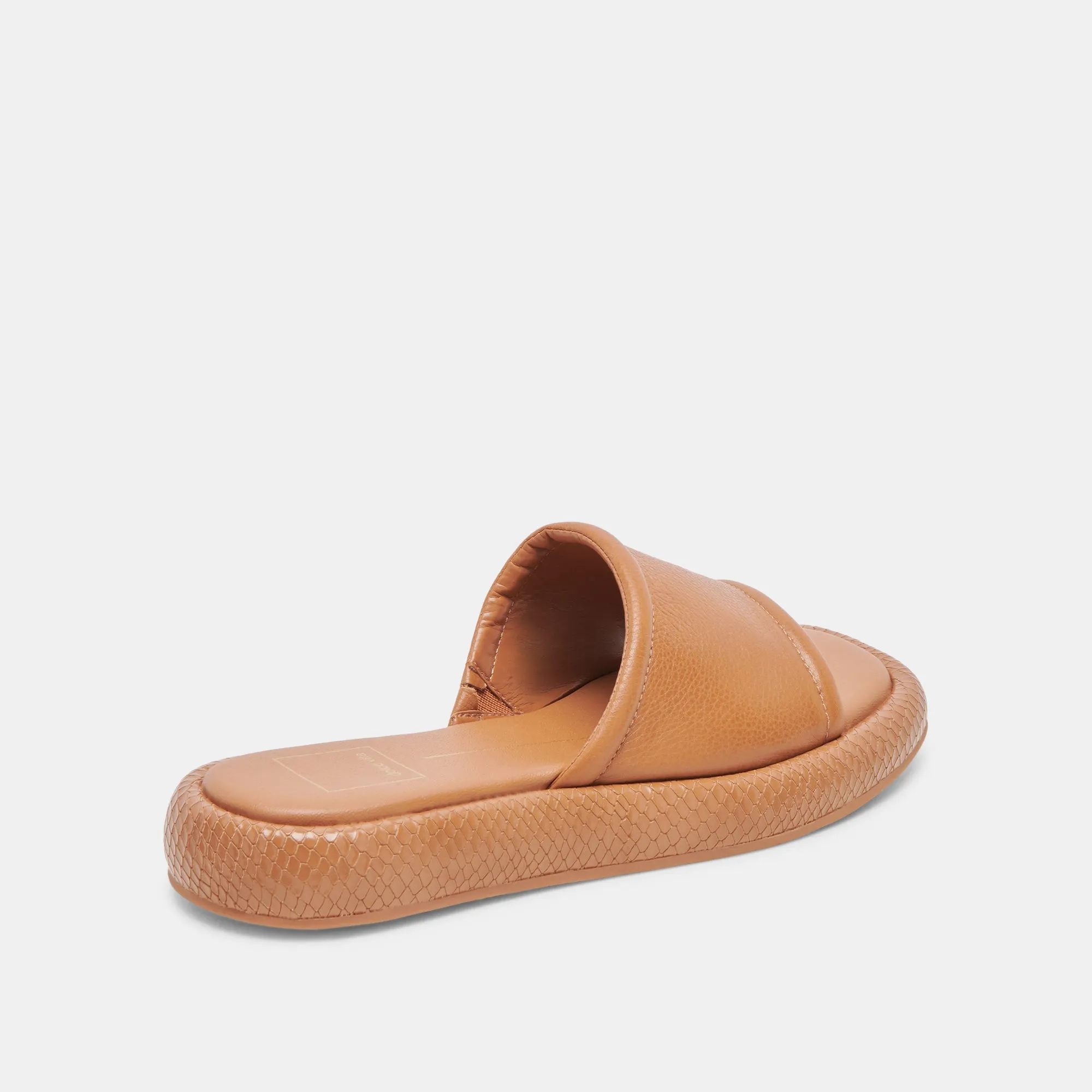 AISHA SANDALS TAN LEATHER - re:vita