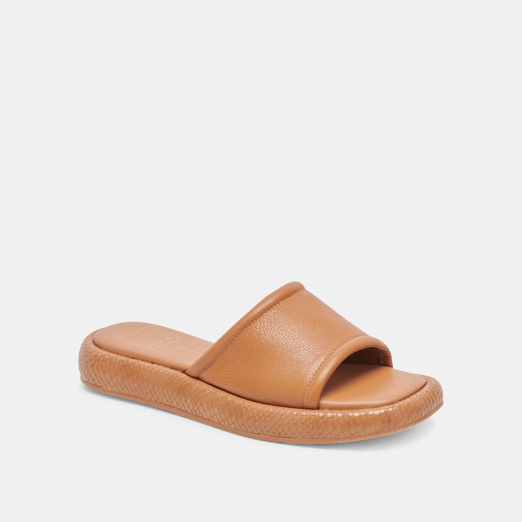 AISHA SANDALS TAN LEATHER - re:vita