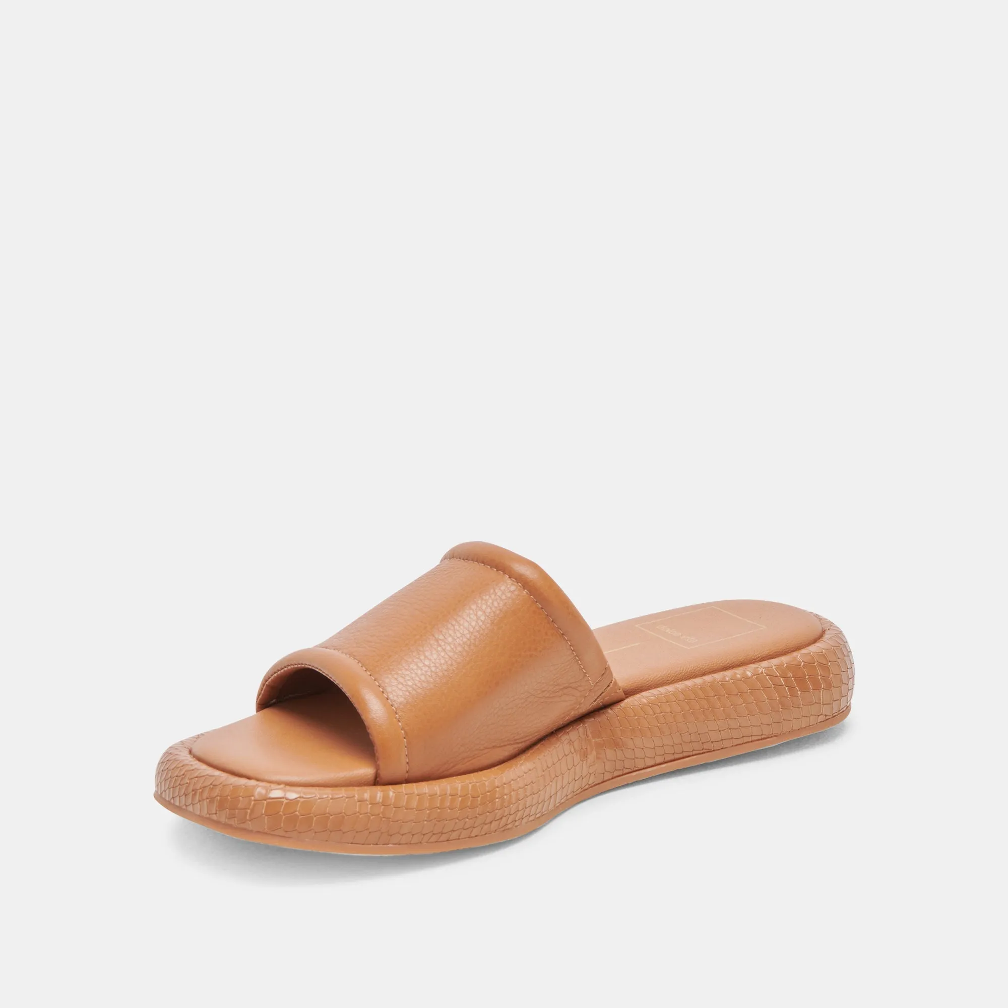 AISHA SANDALS TAN LEATHER - re:vita