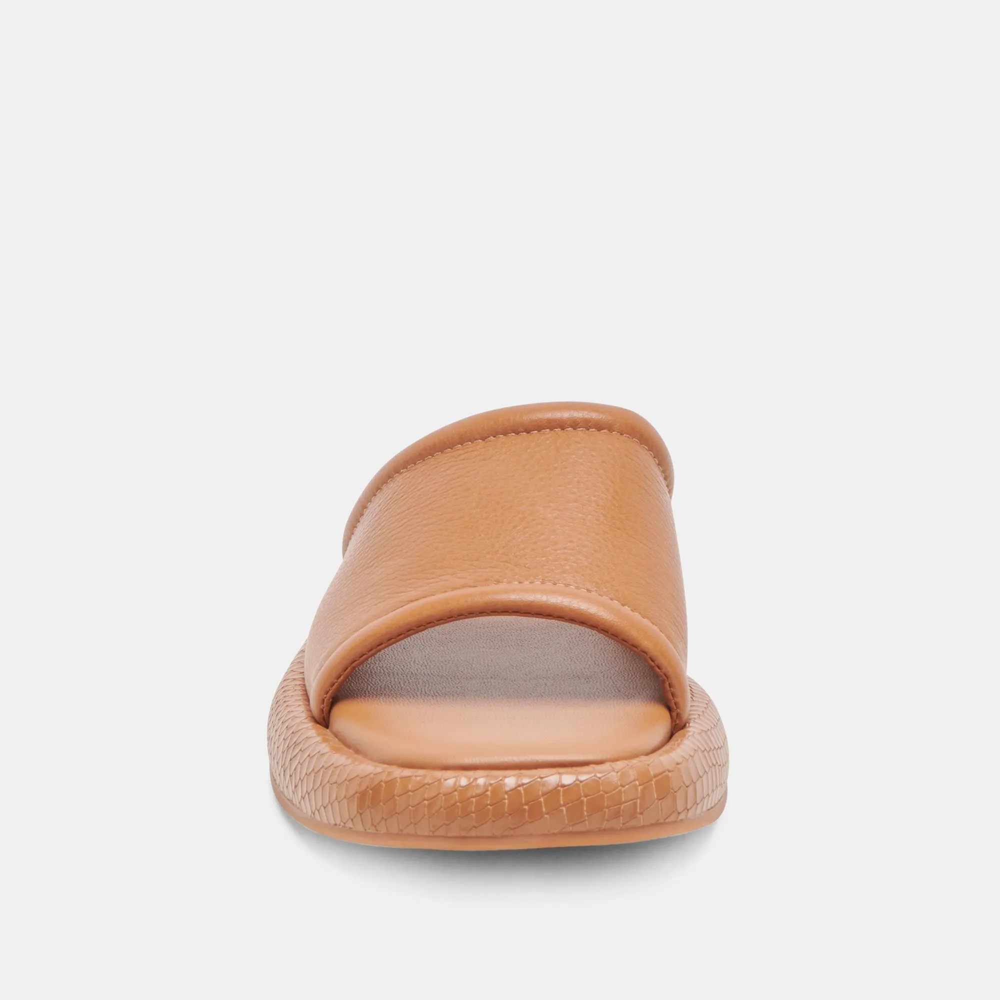 AISHA SANDALS TAN LEATHER - re:vita