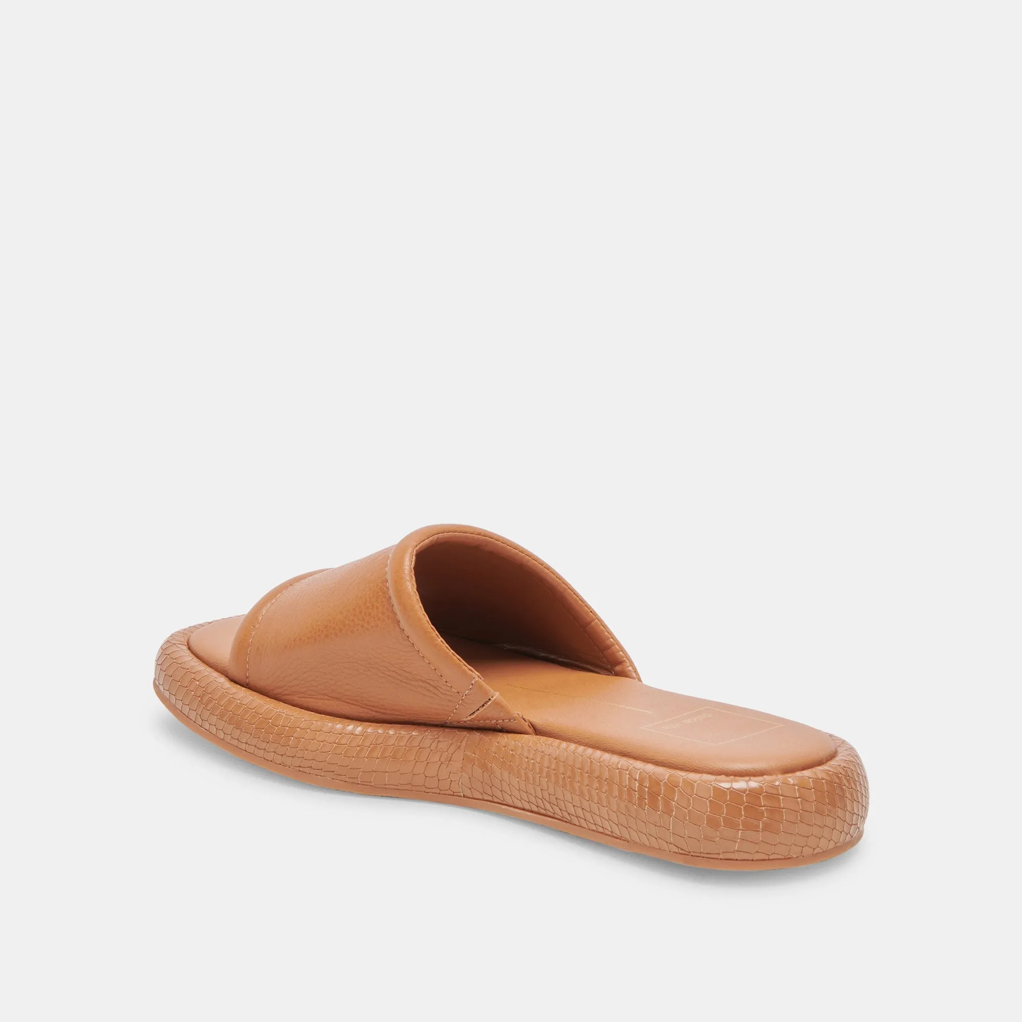 AISHA SANDALS TAN LEATHER - re:vita