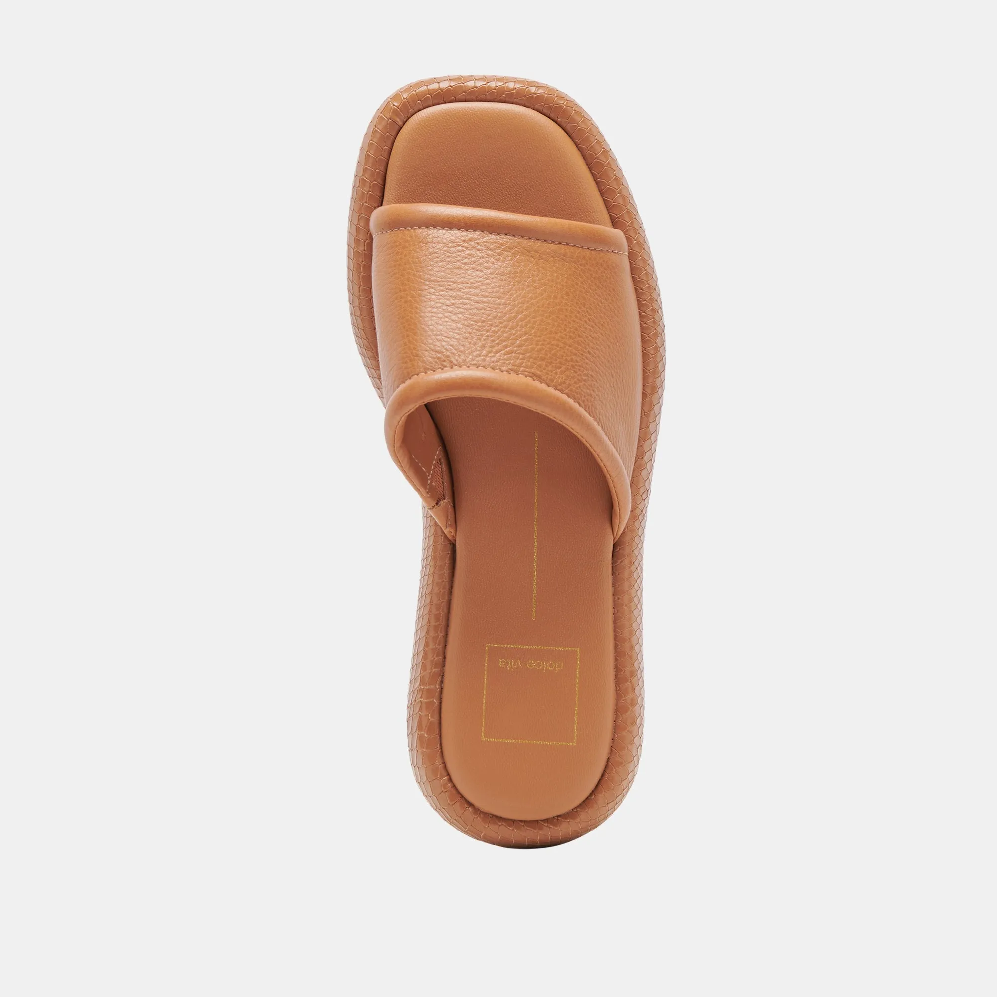 AISHA SANDALS TAN LEATHER - re:vita