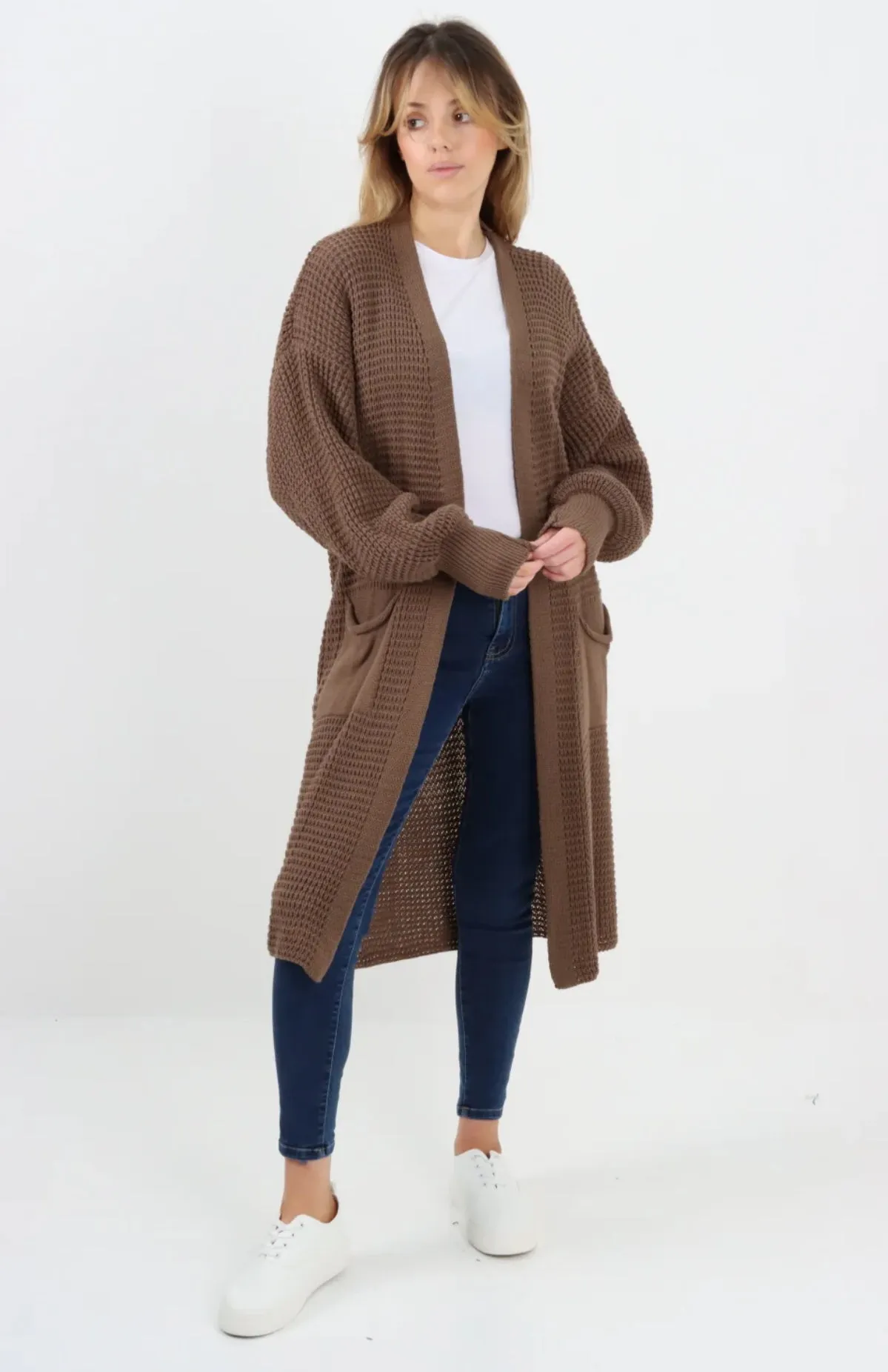 Anne   Kate Oversized Chunky Knitted Cardigan