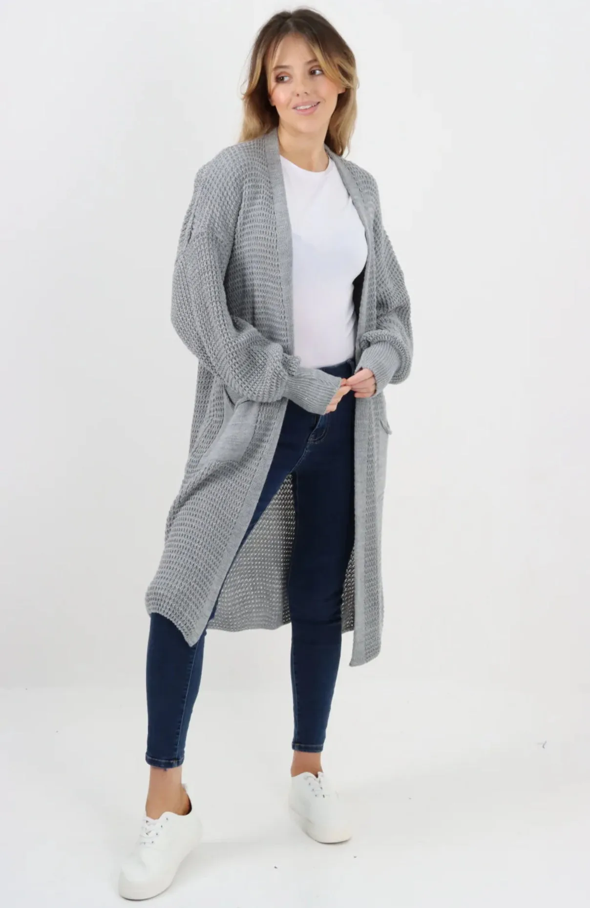 Anne   Kate Oversized Chunky Knitted Cardigan