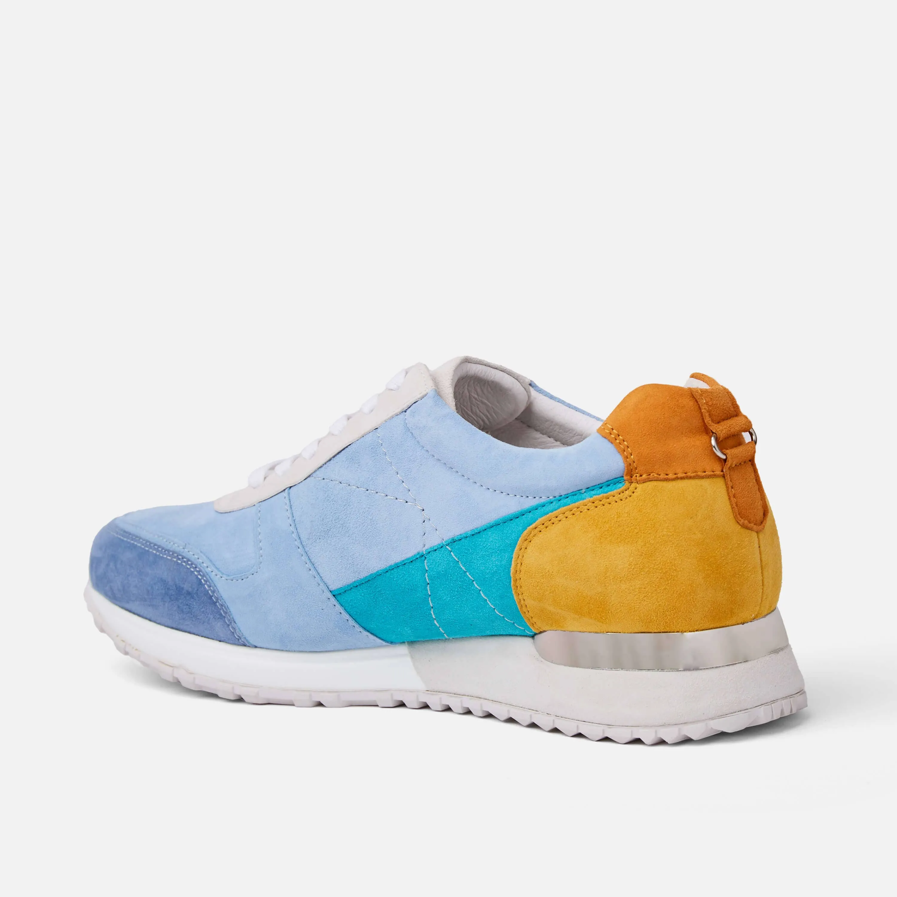 Ash Tropic Blue Suede Trainers