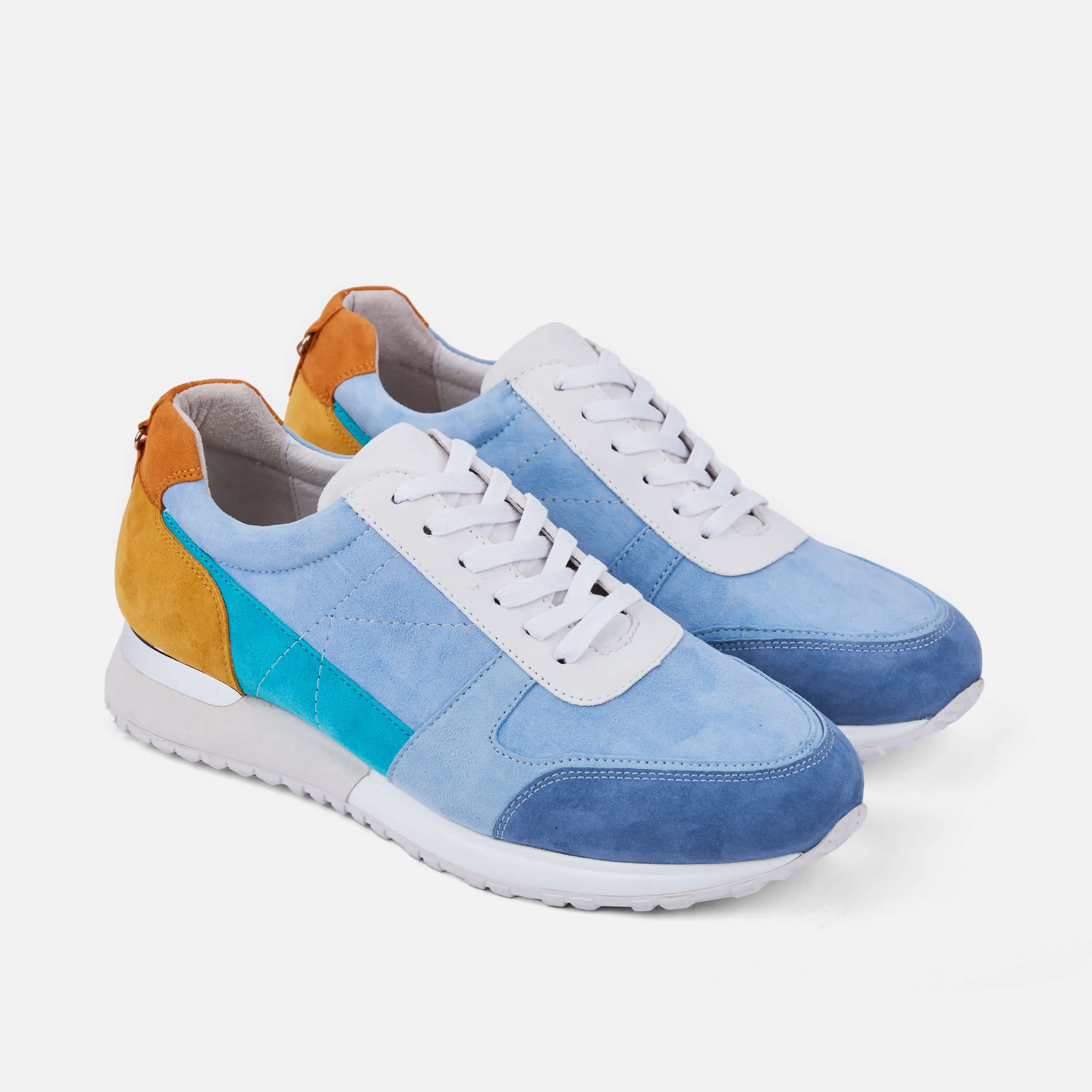 Ash Tropic Blue Suede Trainers