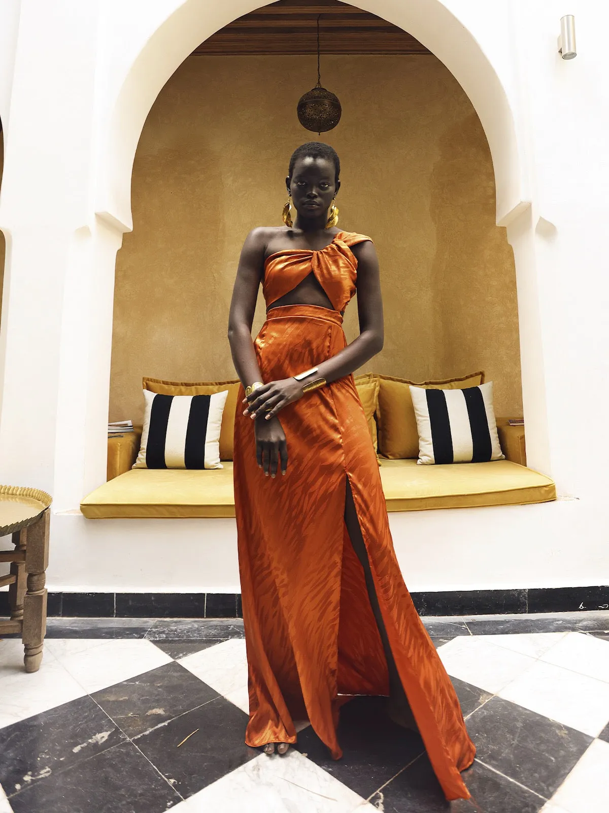 Bala Orange Dalia Dress