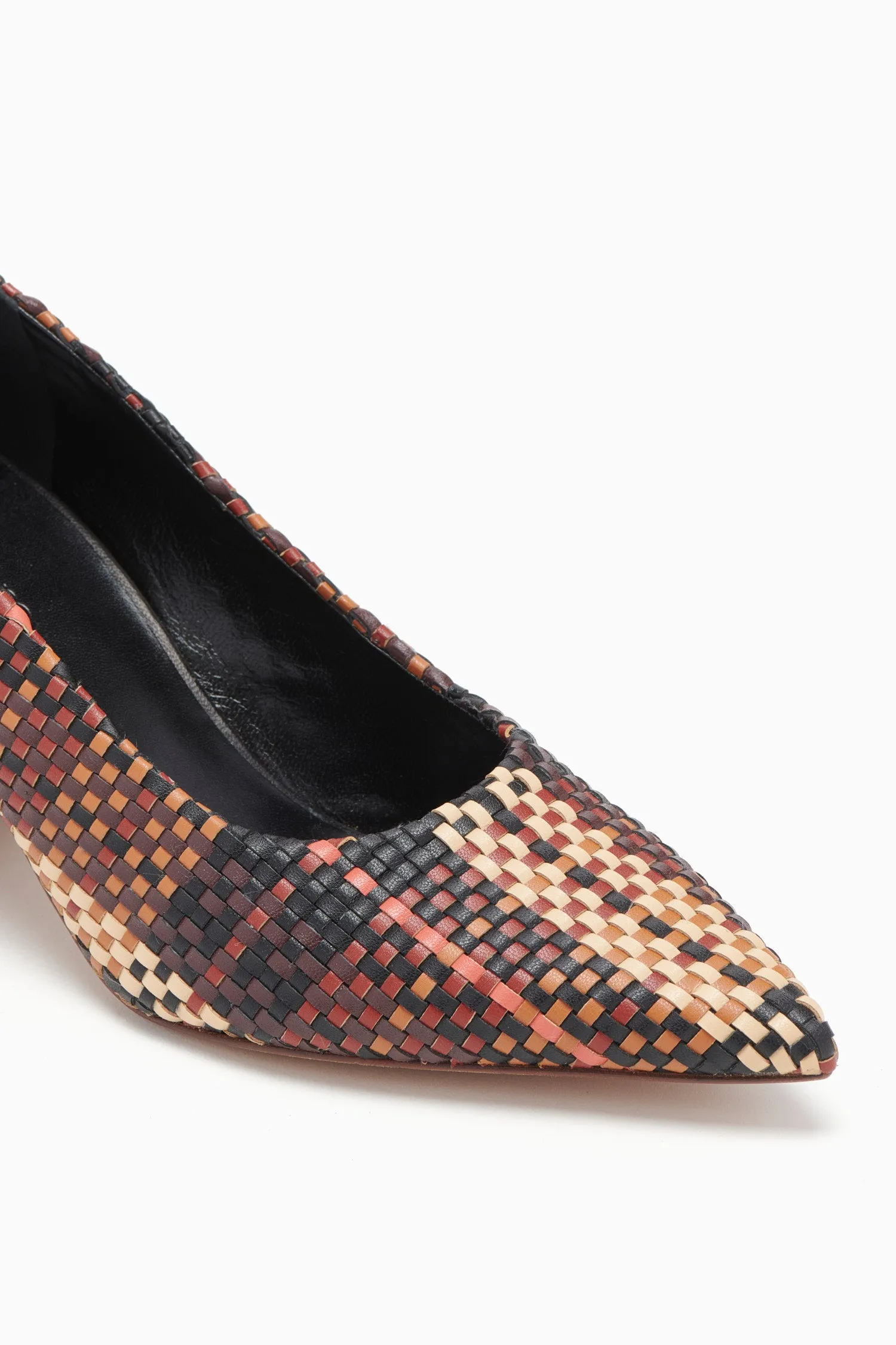 Bianca Woven Pump - Noir Woven