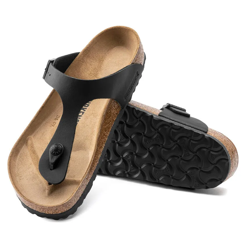 Birkenstock Women's Gizeh - Black Birko-Flor