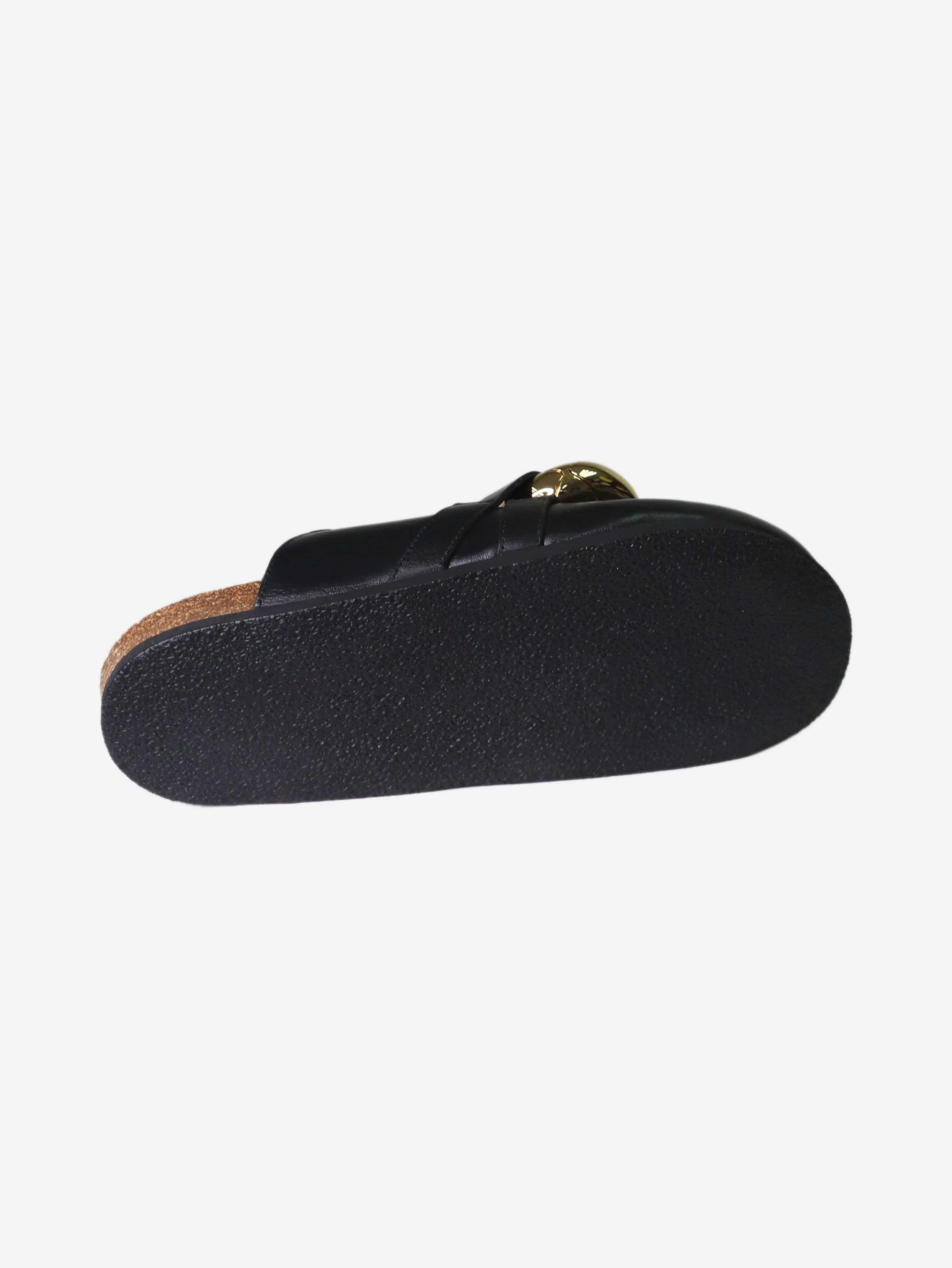 Black Chain loafer mules - size EU 41