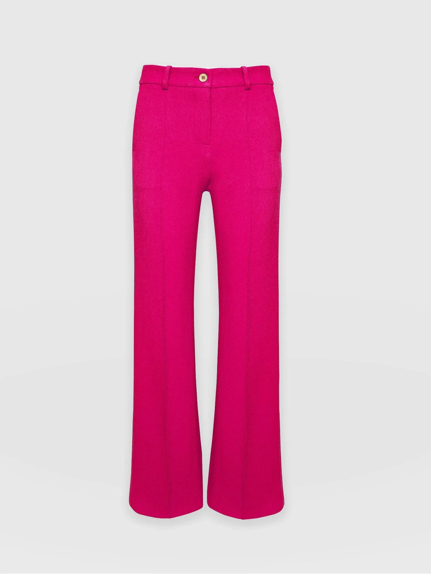 Cambridge Tailored Wide Leg Pant - Hot Pink