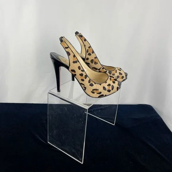 Christian Loubuotinanimal pony platform stilettos