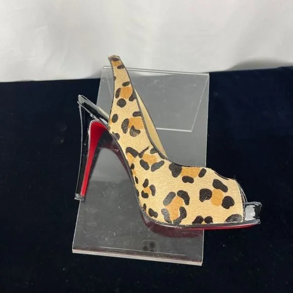 Christian Loubuotinanimal pony platform stilettos