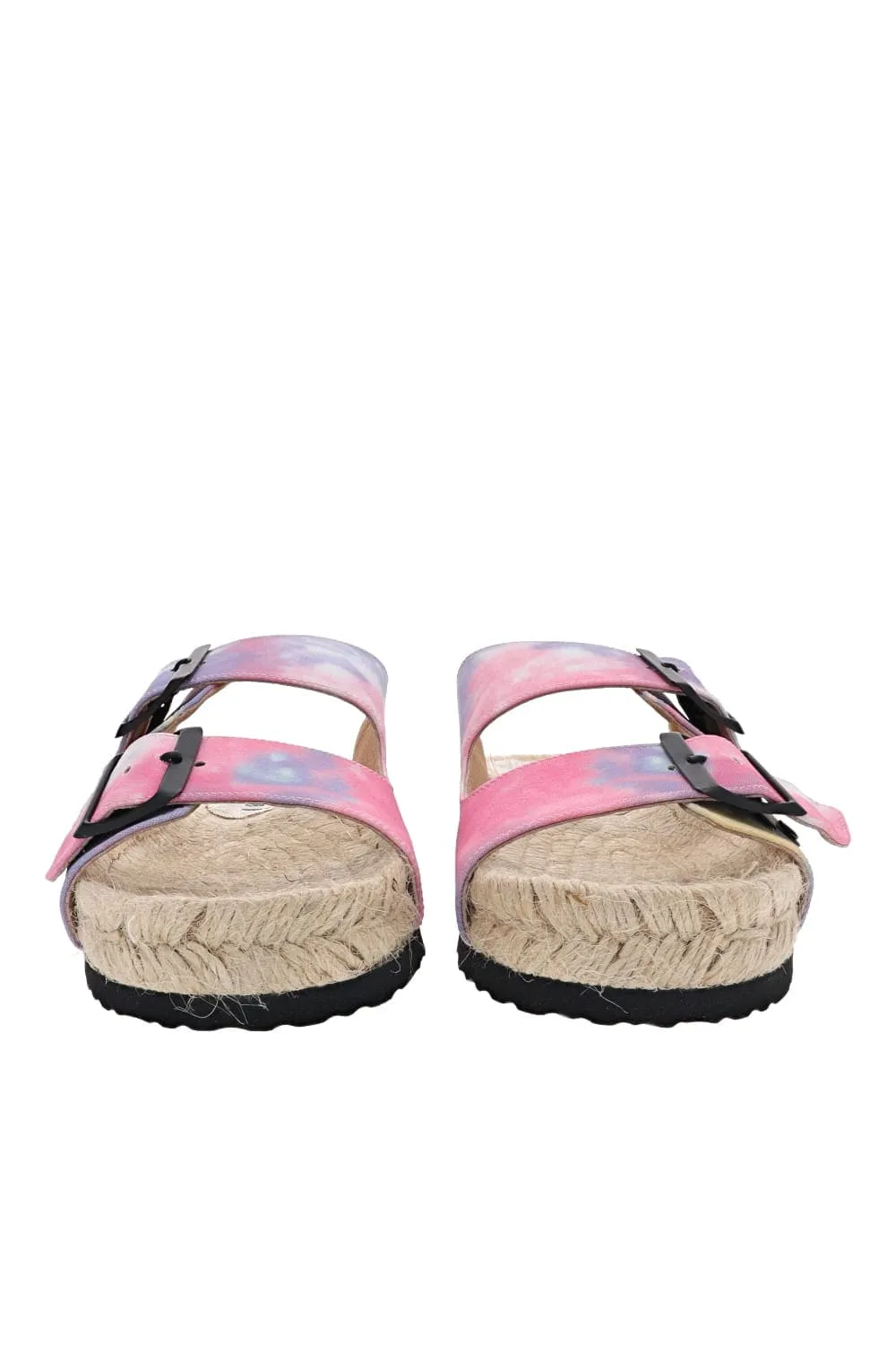 Dalt Villa Tie Dye Peony Sandals