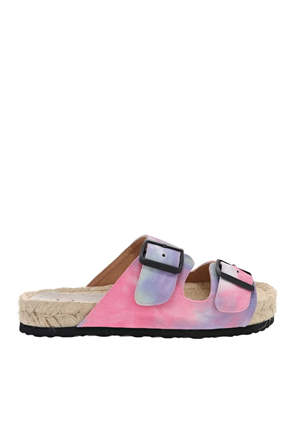 Dalt Villa Tie Dye Peony Sandals