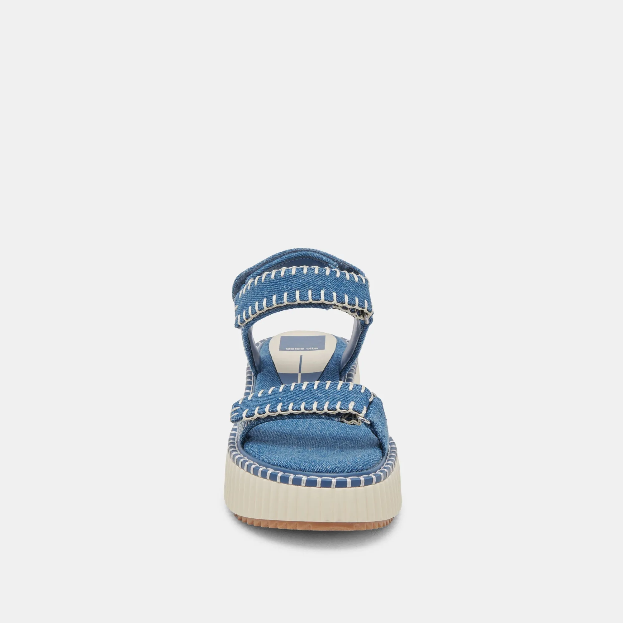 DEBRA SANDALS BLUE DENIM - re:vita