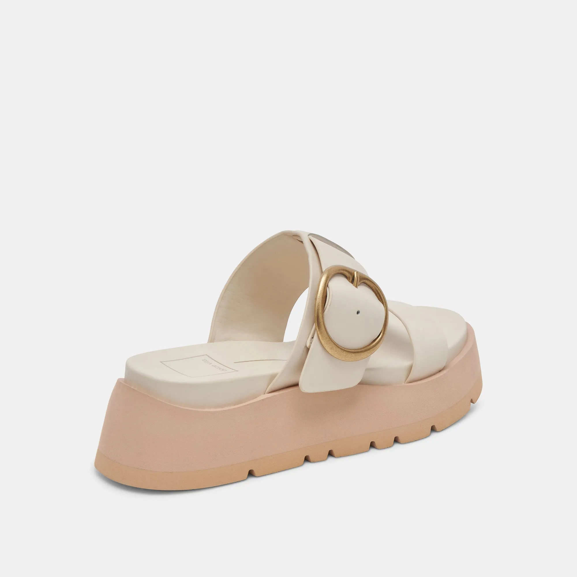 DEX SANDALS IVORY LEATHER