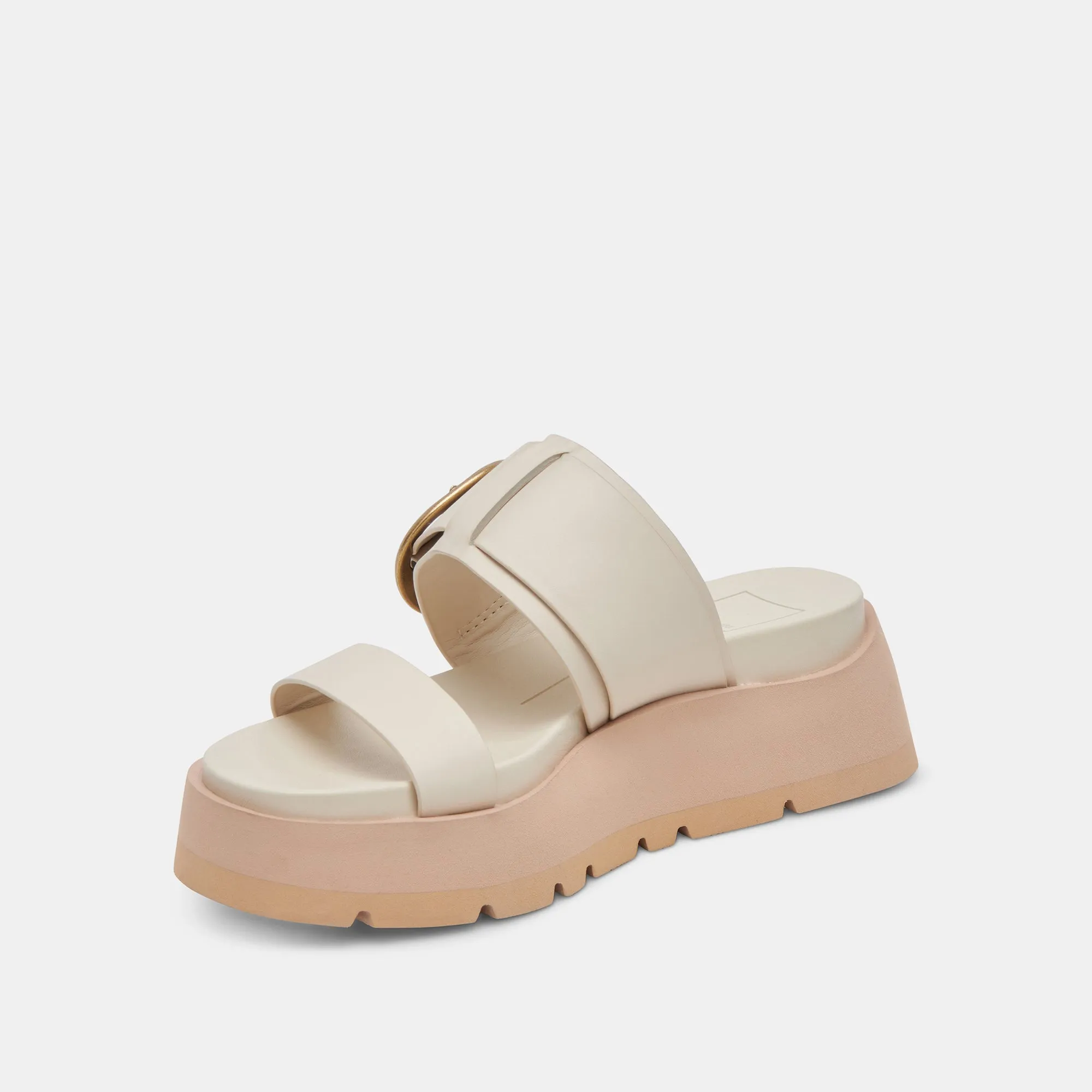 DEX SANDALS IVORY LEATHER