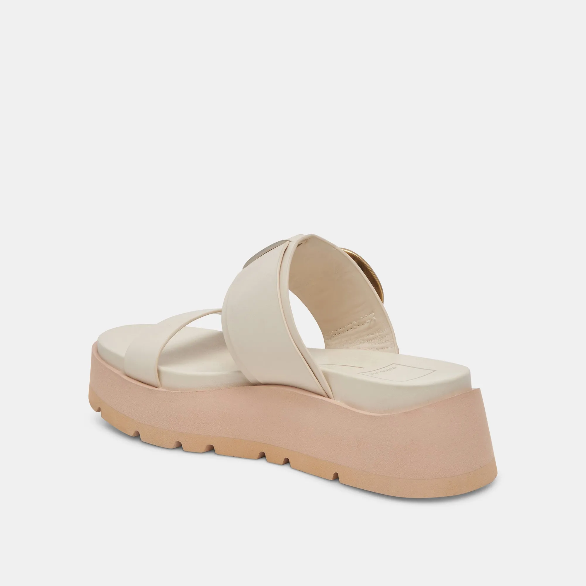 DEX SANDALS IVORY LEATHER