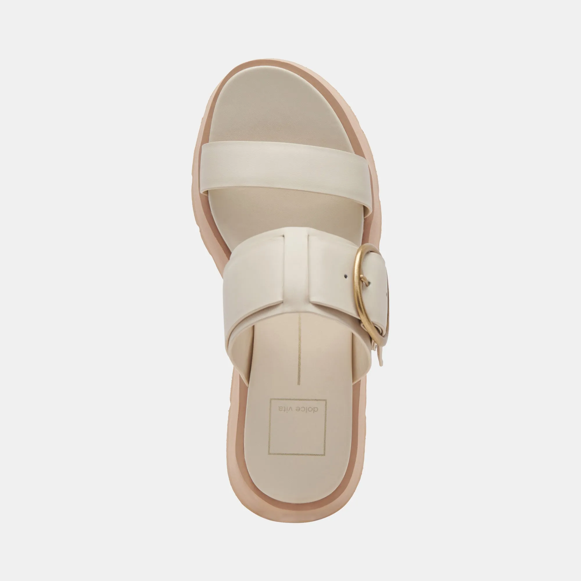 DEX SANDALS IVORY LEATHER