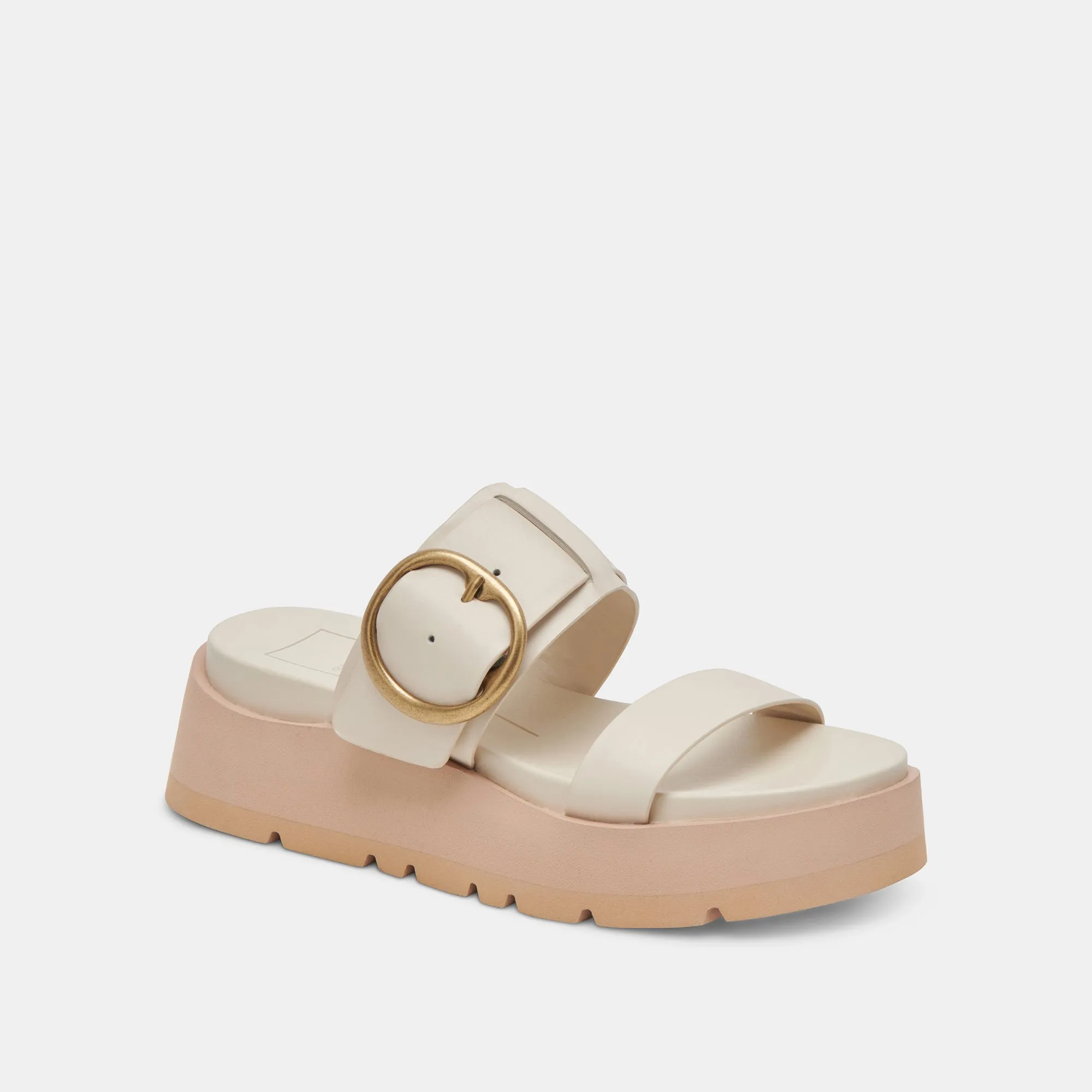 DEX SANDALS IVORY LEATHER