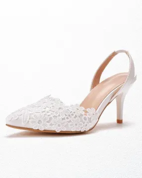 Eelgant Lace Gore Heels