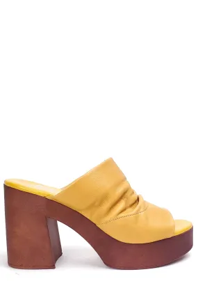 Eloise Yellow Leather