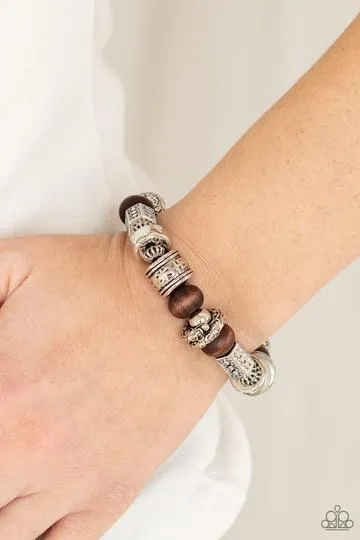 Exploring The Elements Brown Bracelet - Paparazzi Accessories