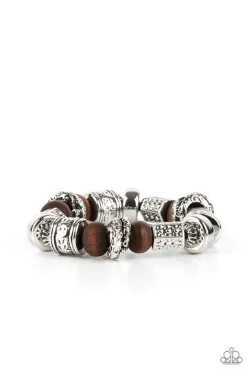 Exploring The Elements Brown Bracelet - Paparazzi Accessories