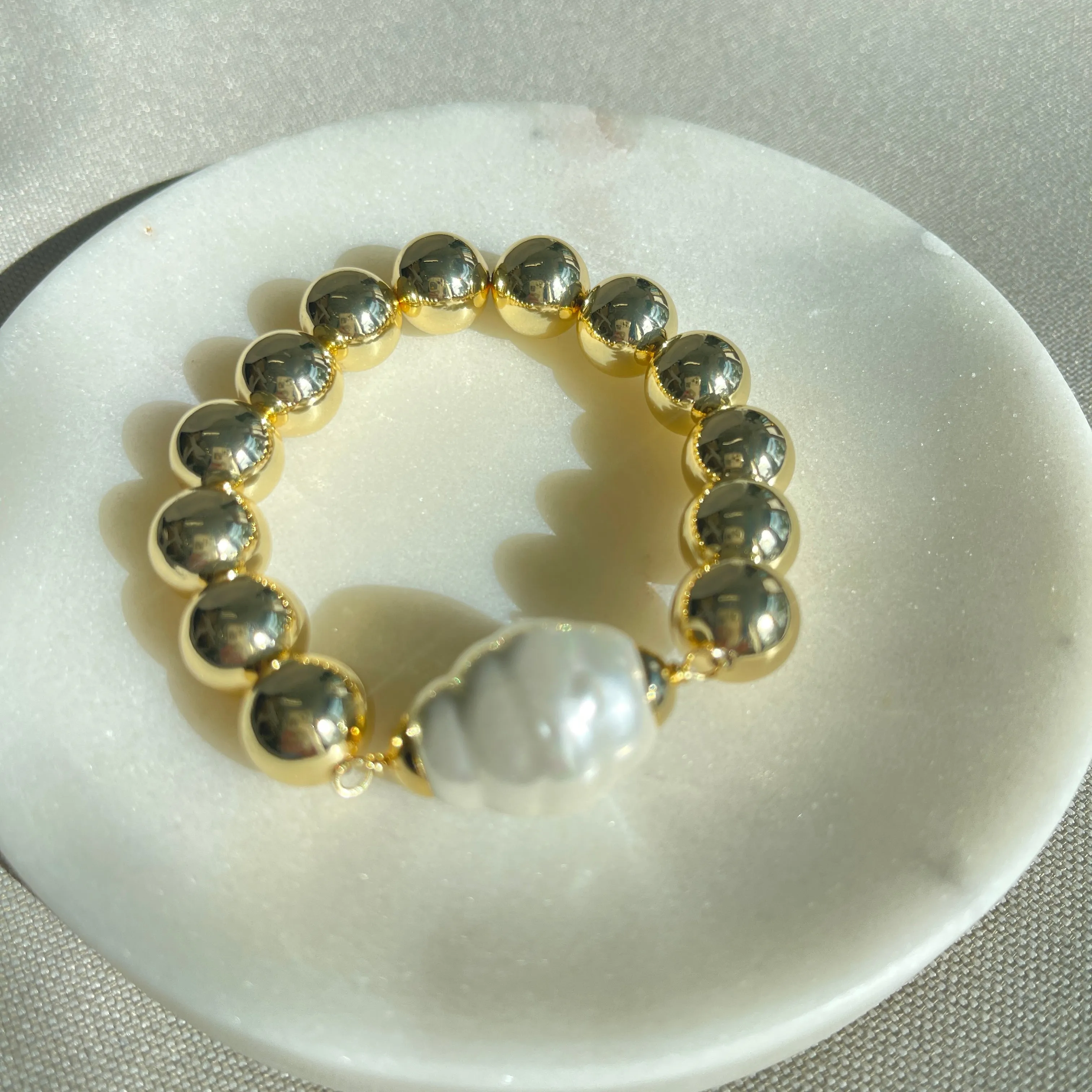 Fresh Pearl Chunky Bracelet