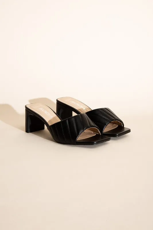 GRACELYN SQUARE WIDE FIT HEELS [ONLINE EXCLUSIVE]