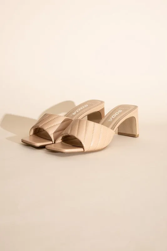 GRACELYN SQUARE WIDE FIT HEELS [ONLINE EXCLUSIVE]