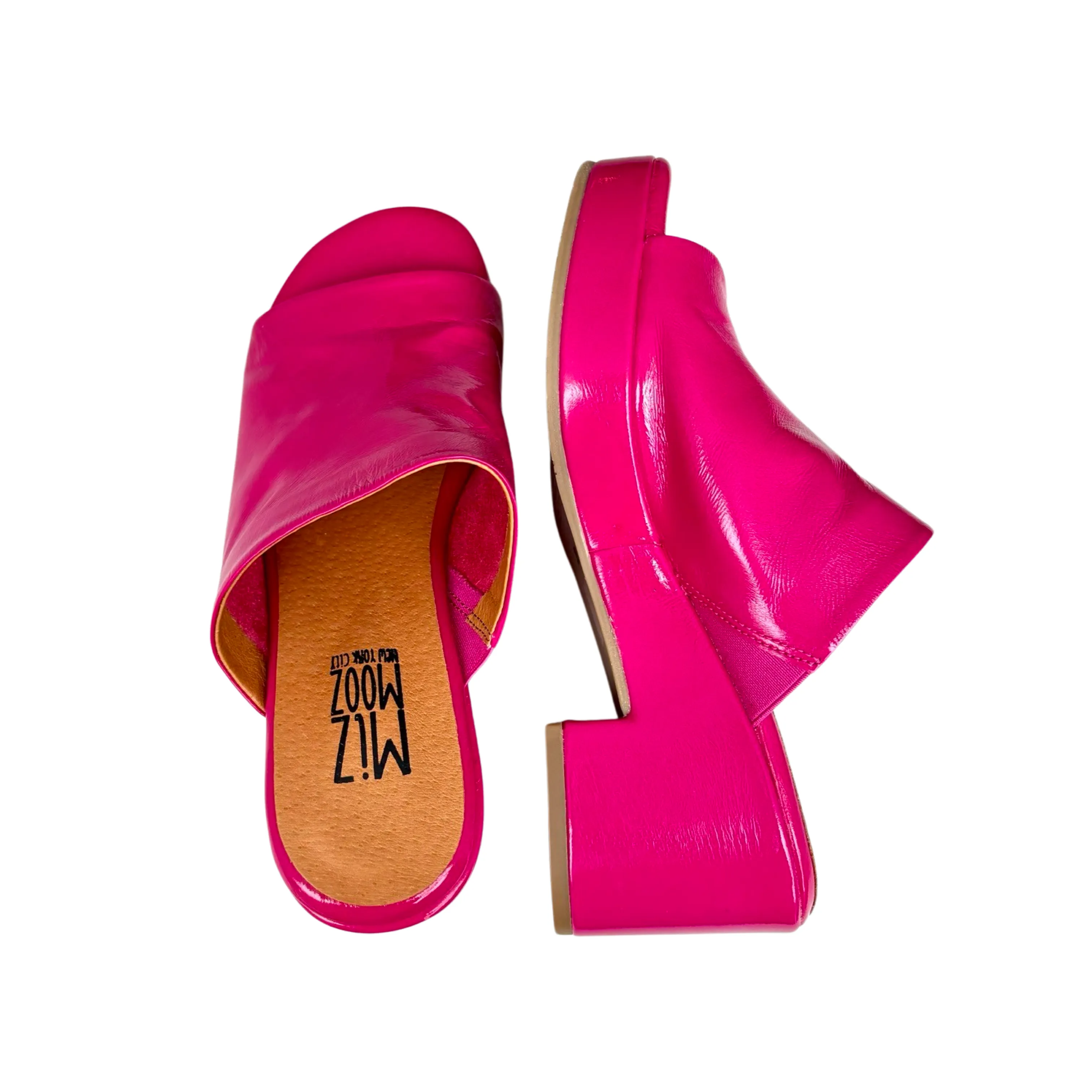 Gwen Fuchsia Patent Slide