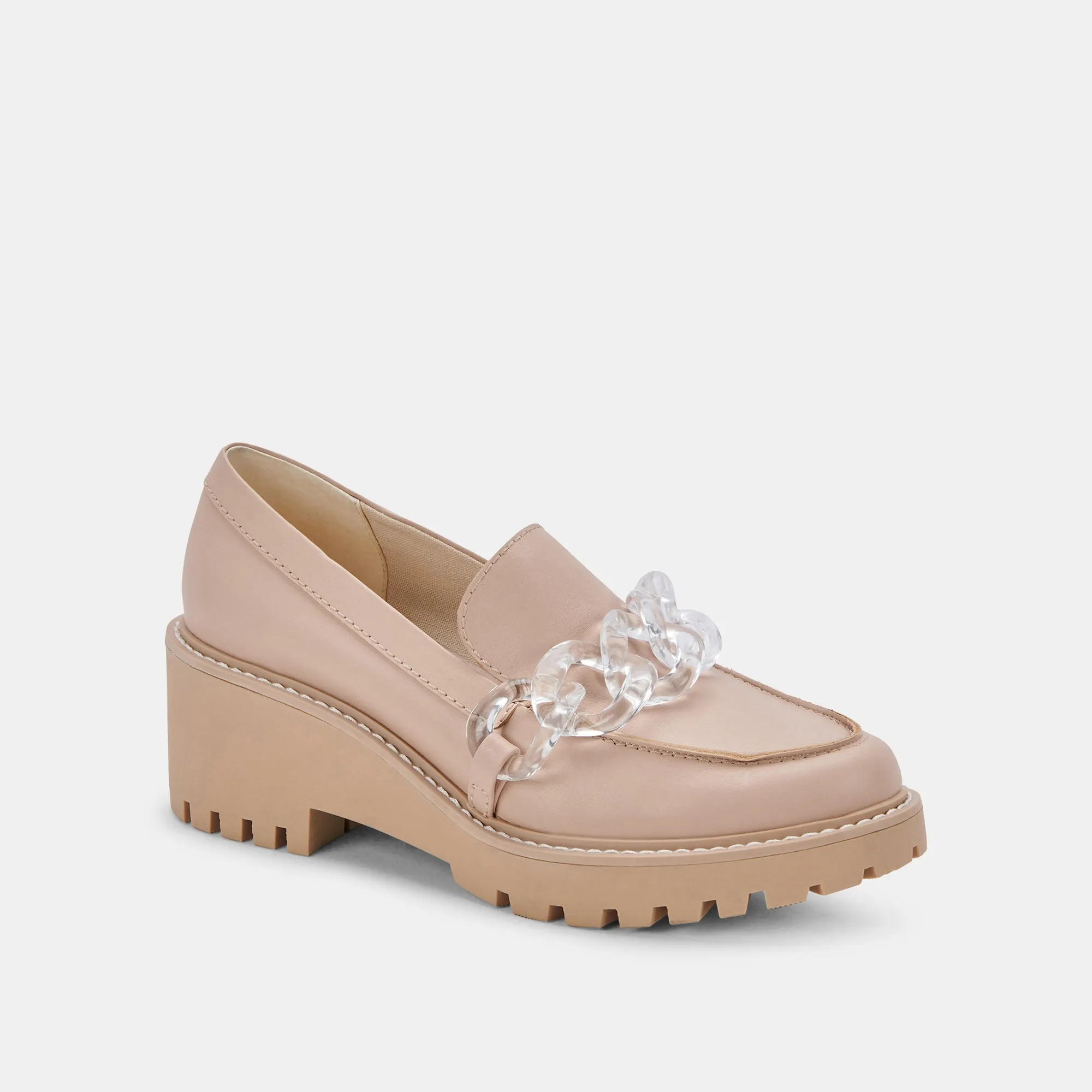 HARIS LOAFERS LT BLUSH LEATHER - re:vita