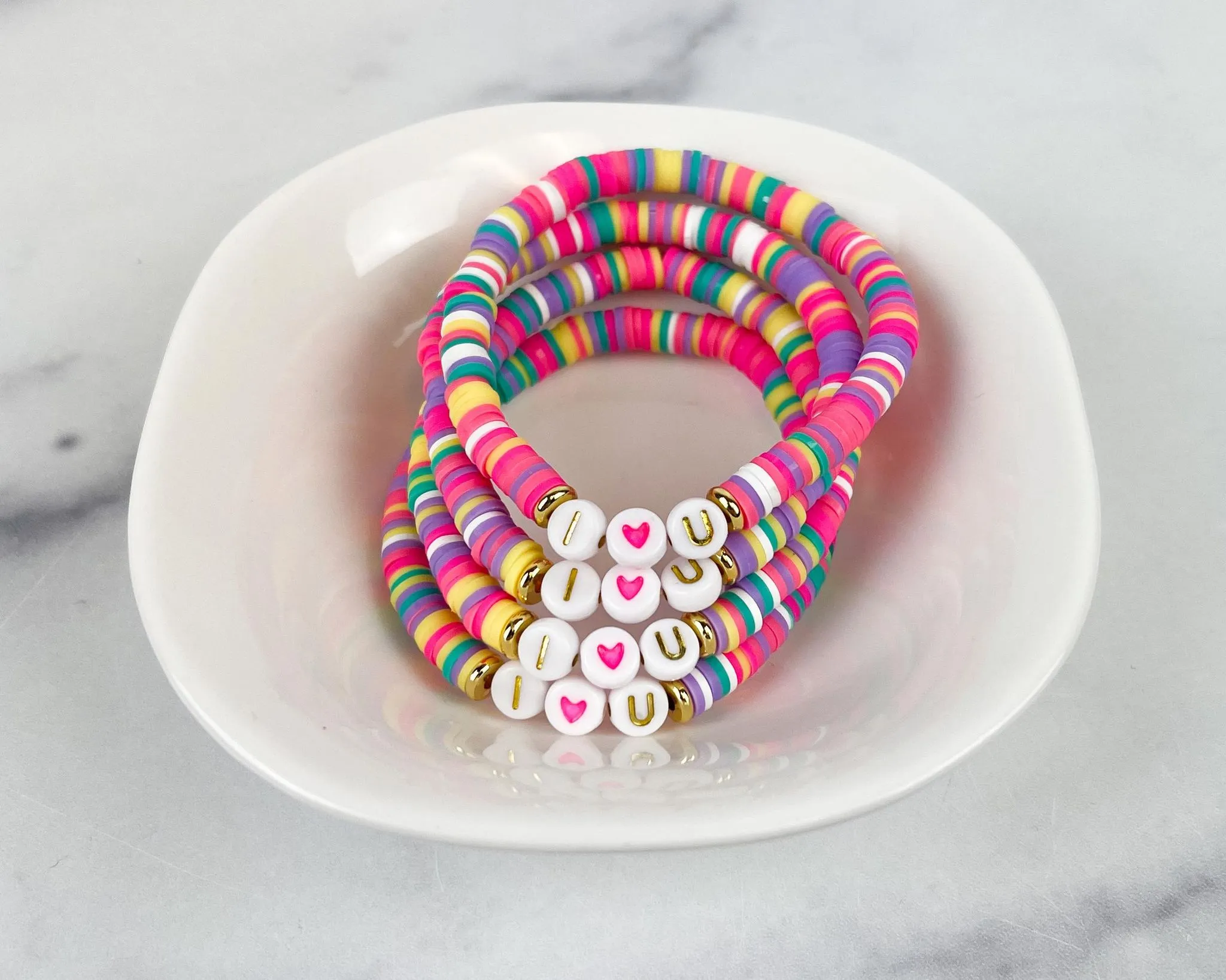 Heishi Small 6mm Color Pop Bracelet IU