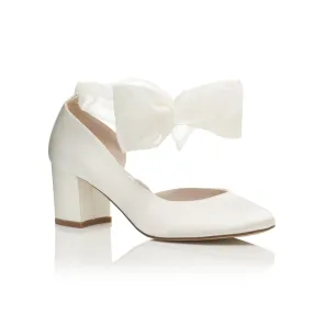 Hetty Mid Ivory Organza Wide