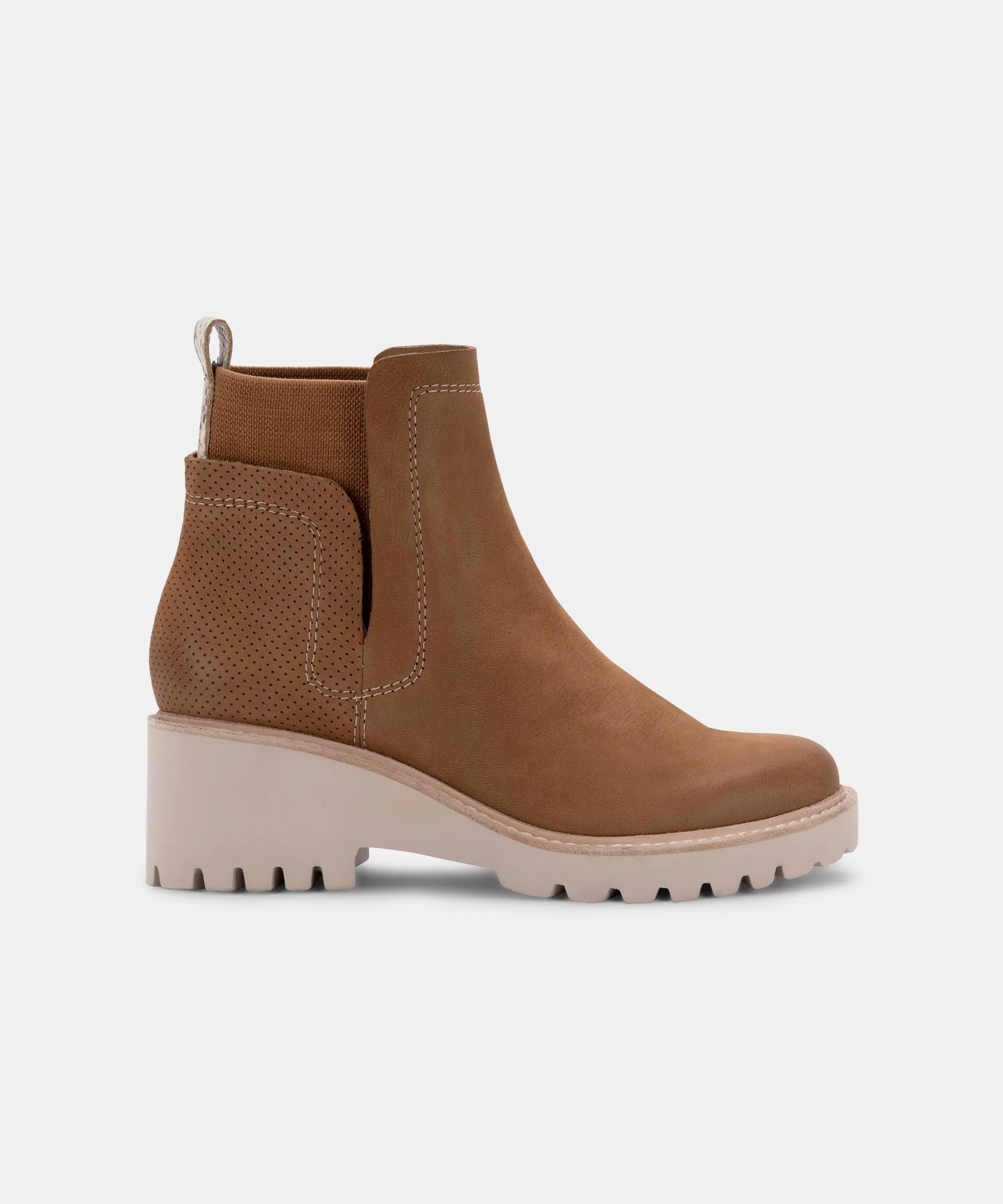 HUEY BOOTIES WHISKEY NUBUCK - re:vita