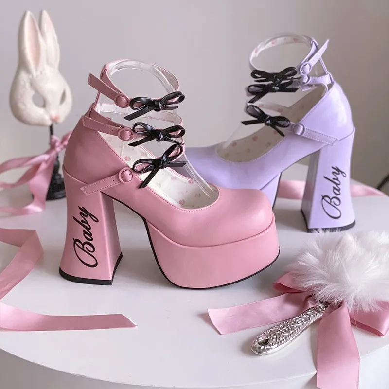 Kawaii Sweet Lolita High Heels - Kimi