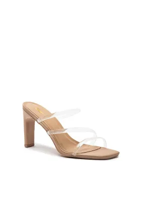 Kaylee Clear Strap Heel