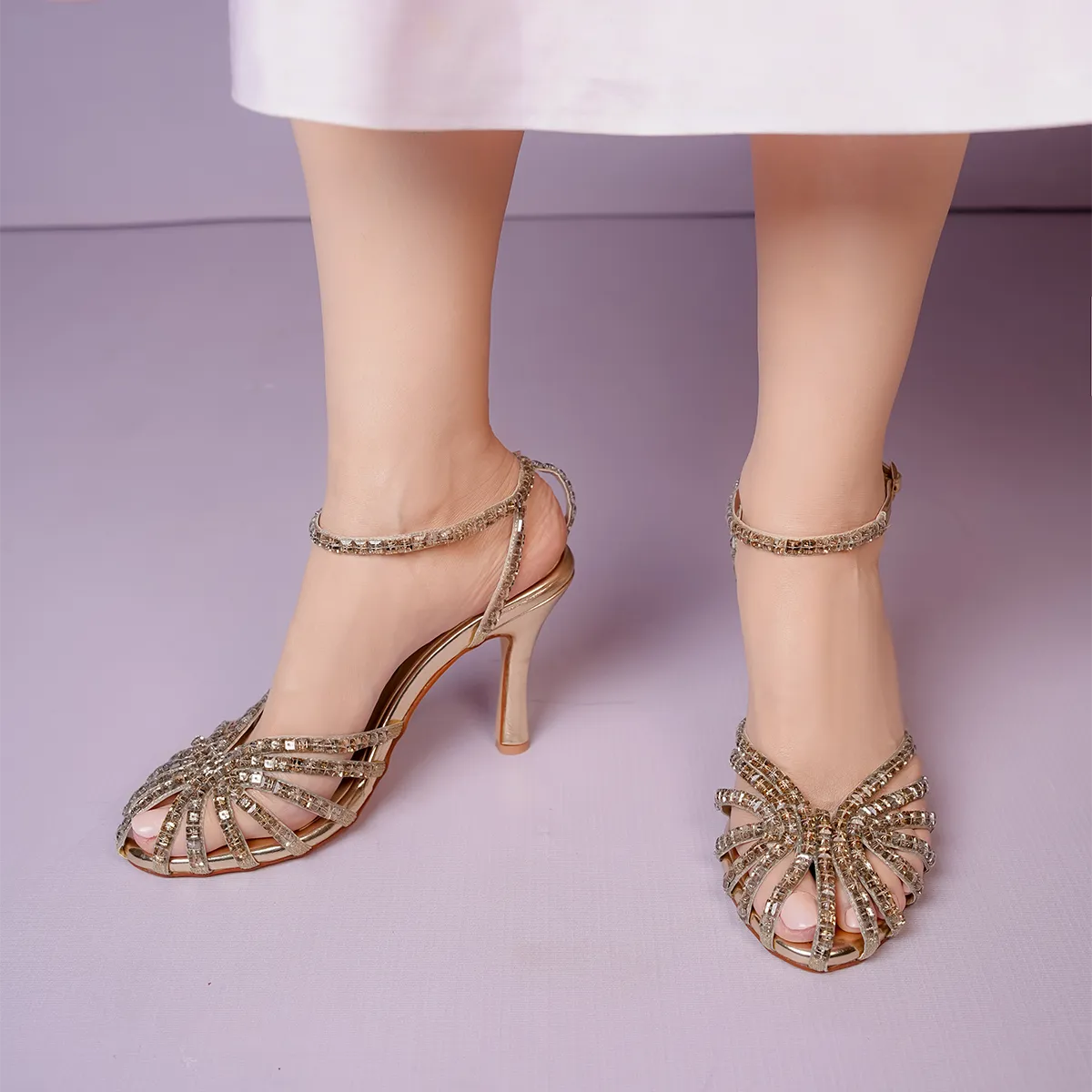 Magnafique Heels - Gold