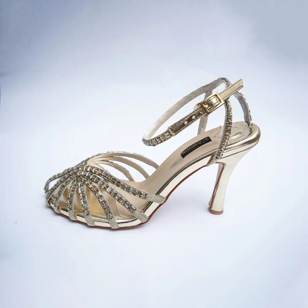 Magnafique Heels - Gold