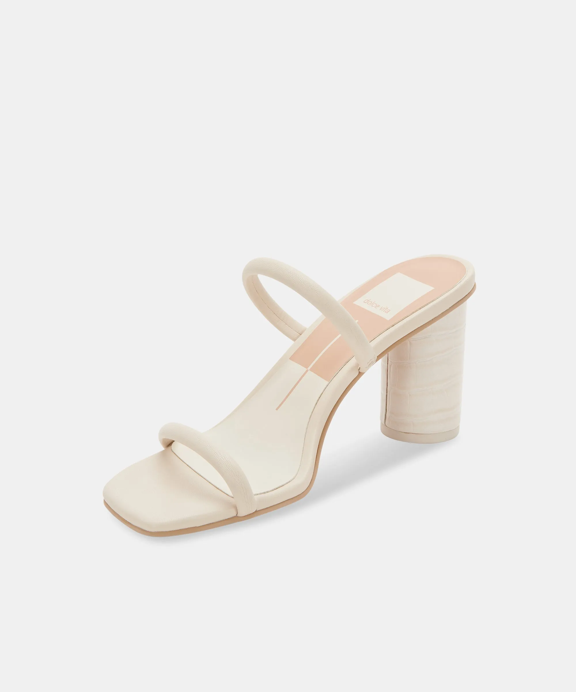 NOLES HEELS IVORY STELLA - re:vita