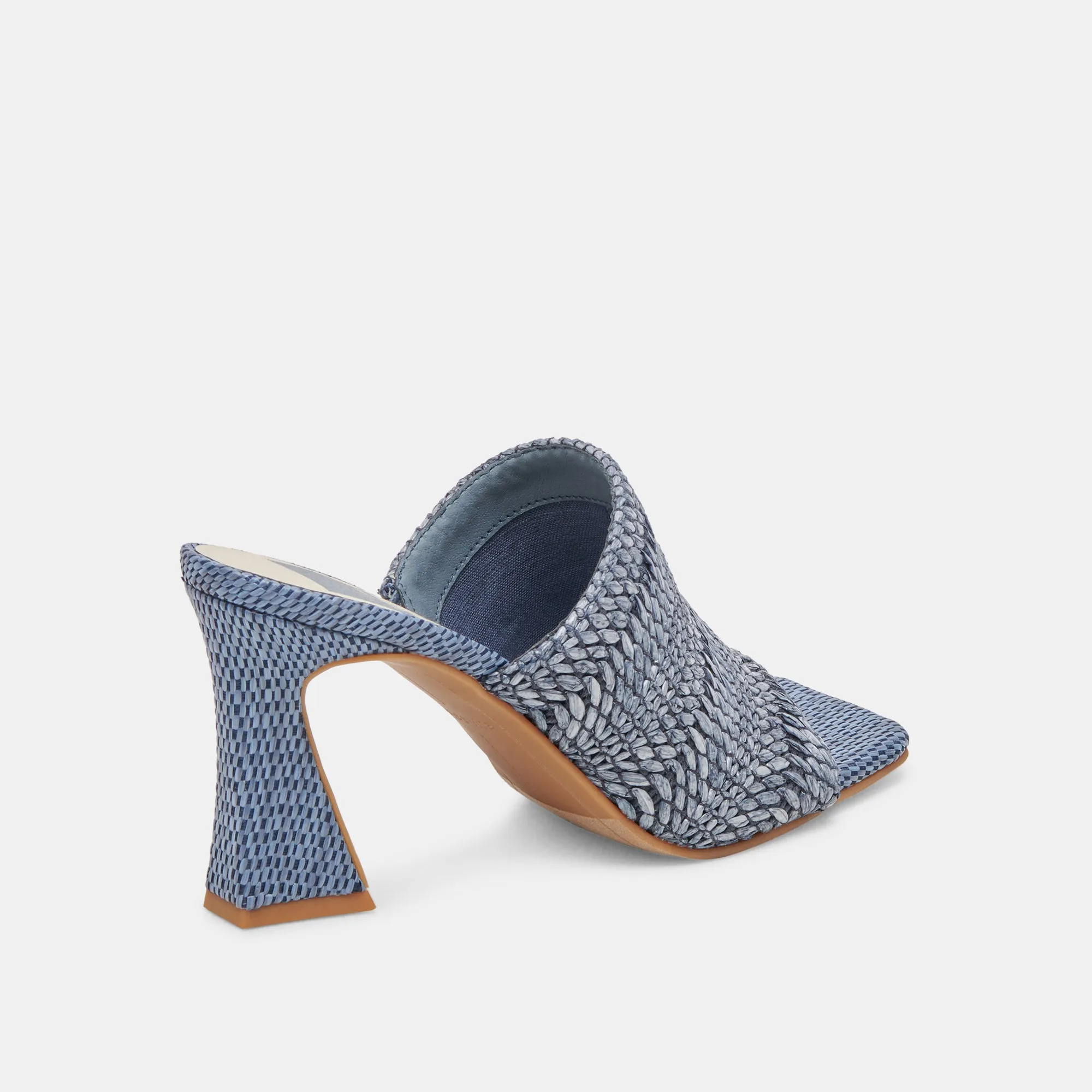 NOVIS HEELS BLUE WOVEN