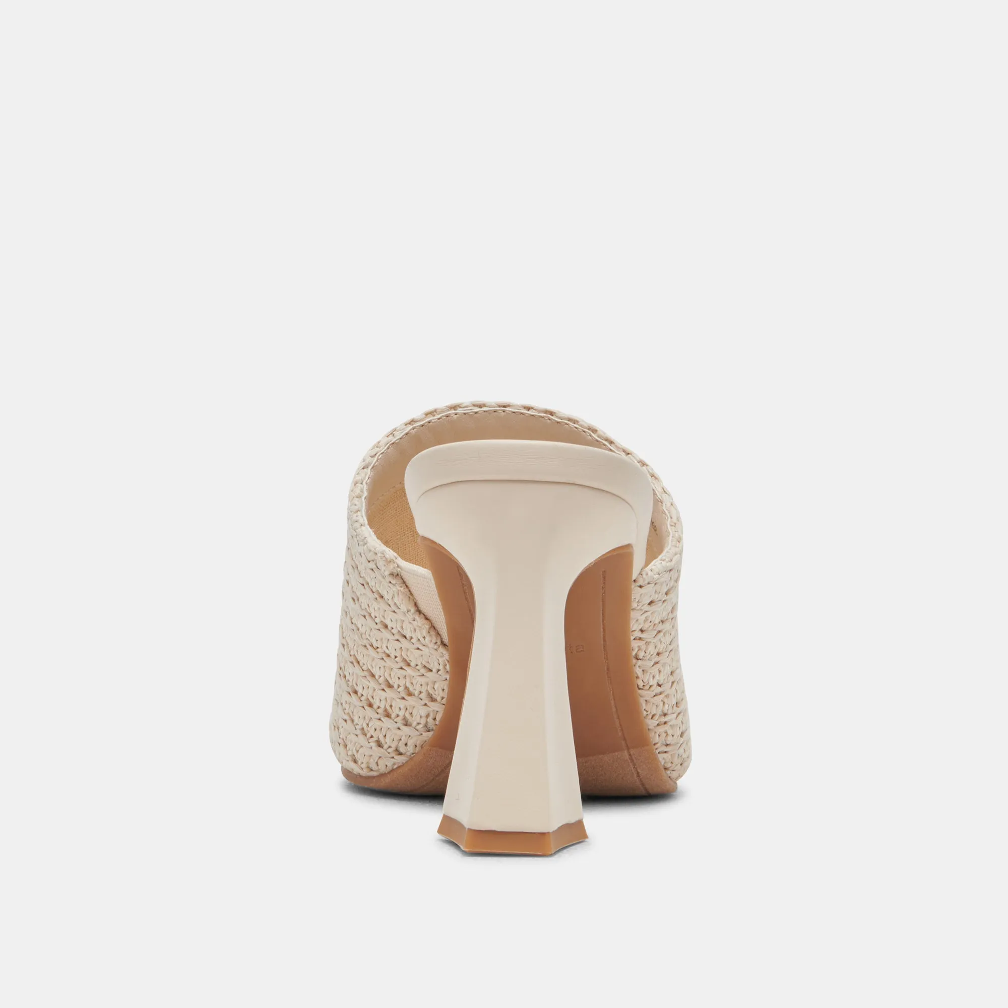 NOVIS HEELS CREAM WOVEN