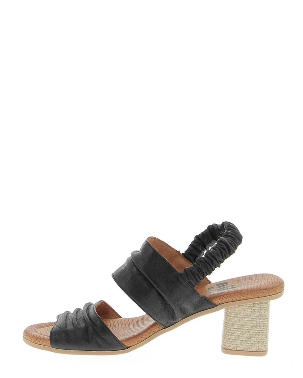 Nu X Neo Harmony Black Leather Summer Sandal