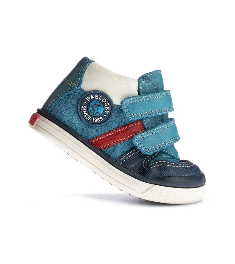 Pablosky Infant Boys Double Strap Leather Shoe - 035340