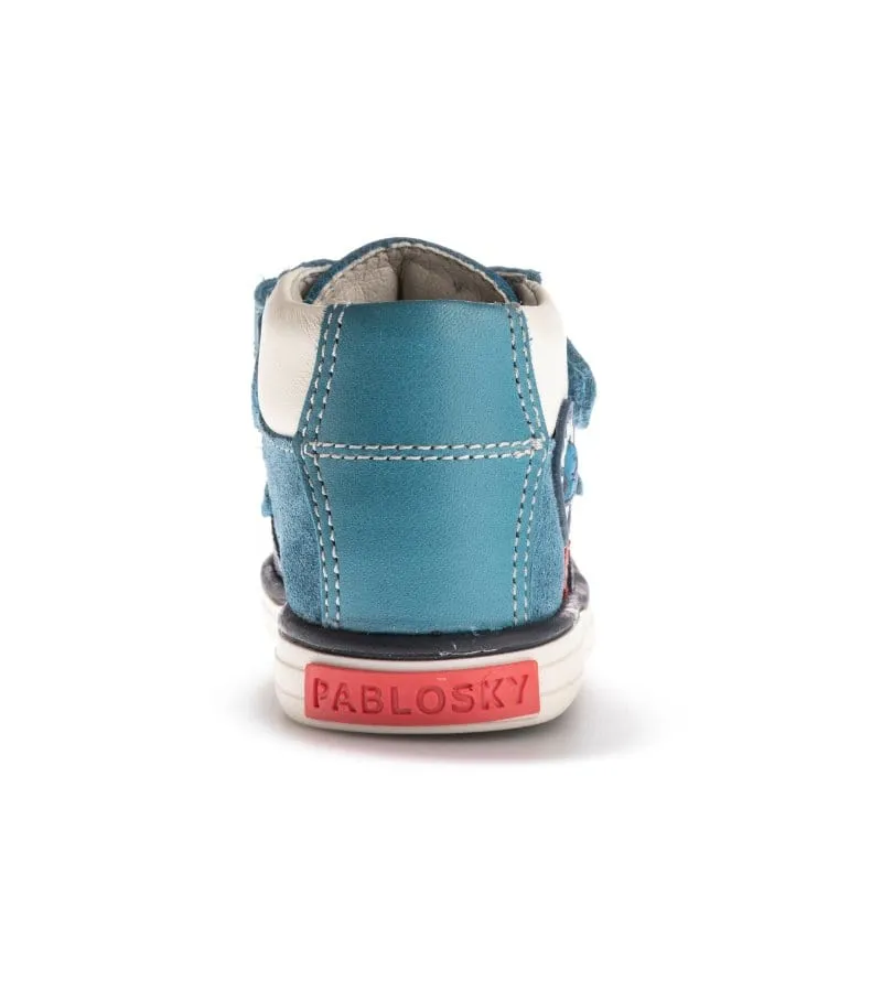 Pablosky Infant Boys Double Strap Leather Shoe - 035340