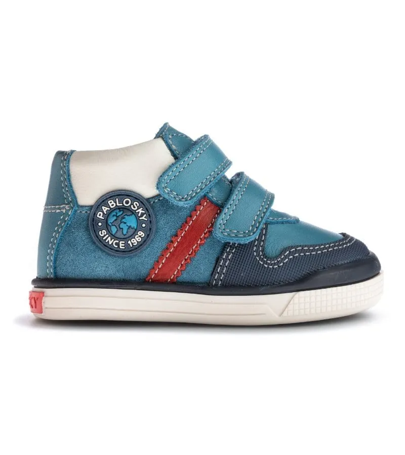 Pablosky Infant Boys Double Strap Leather Shoe - 035340