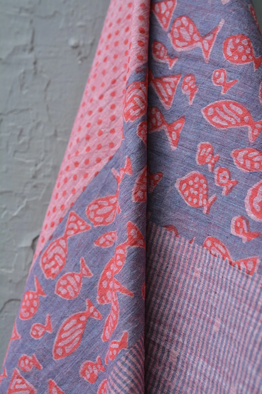 PESCE - Block Printed Dupatta