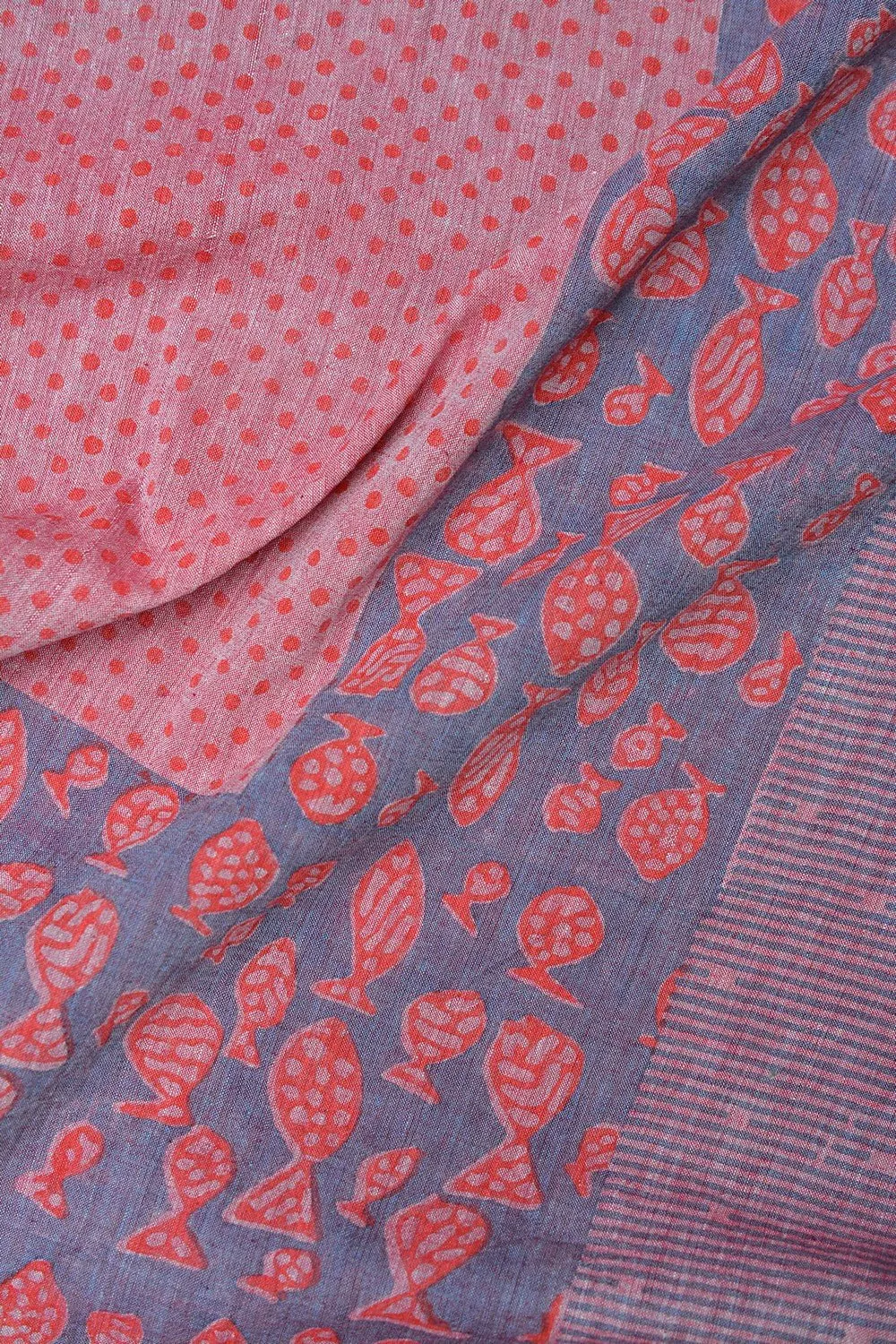 PESCE - Block Printed Dupatta